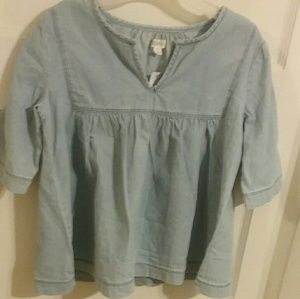 Gymboree, size 14, light blue denim top